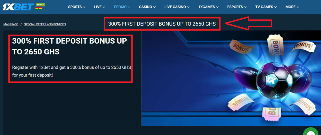 1xBet Welcome Bonus